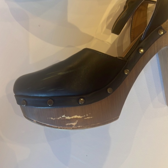 High heel shoes black and brown - Picture 4 of 4